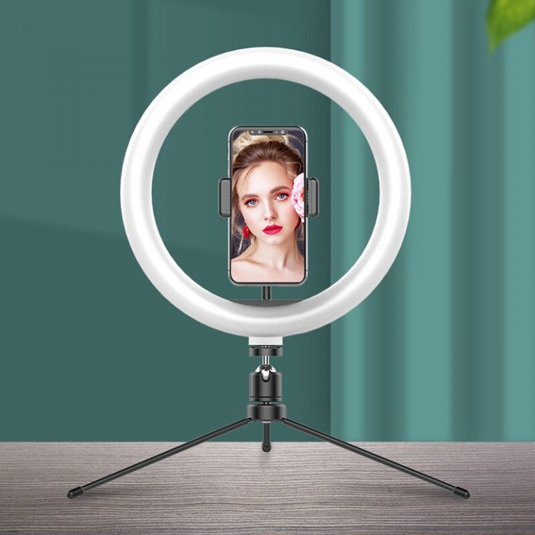 Bluetooth Remote Video Light Ring Light Lamp with Tripod Stand