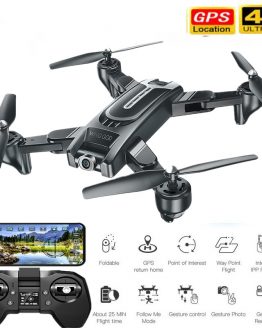 Professional Camera Drone 4K GPS Quadcopter WIFI FPV RC Drone With Live Video And Return Home Foldable Selfie RC Quadrocopter
