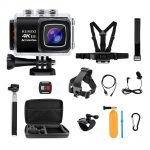 4K Sports Action Camera With EIS Function Remote Controller External Mic