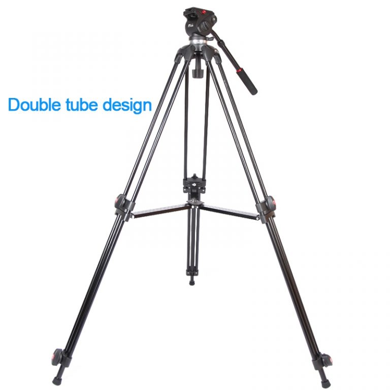 JIEYANG JY0508 JY-0508 JY0508B Professional Camera Tripod Video Tripod/Dslr Tripod Fluid Head Damping video with tripod bag 3 Professional Camera Tripod with Fluid Head - Precision and Stability in Every Shot