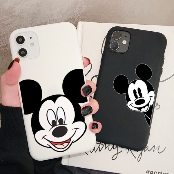 Cartoon Mouse Phone Case For Samsung Galaxy S20 S10 S9 S8 Plus Lite Ultra S10e Frosted Silicone Cases Soft Cover 2 Cartoon Mouse Phone Case For Samsung Galaxy S20