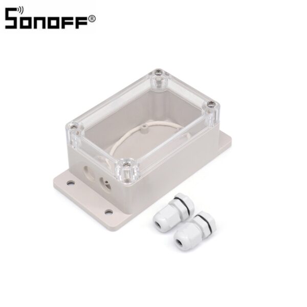 SONOFF IP66 Waterproof Junction Box: Outdoor Smart Home Protection - Perfect for SONOFF Devices in Gardens, Patios, and Driveways. ?
