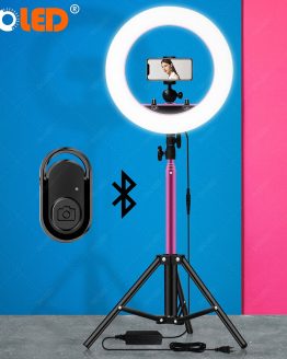 LED Ring Lamps Selfie Light with Tripod Phone Holder For Photography Lighting on Makeup Vlog Tiktok YouTube Video Photo Liveshow