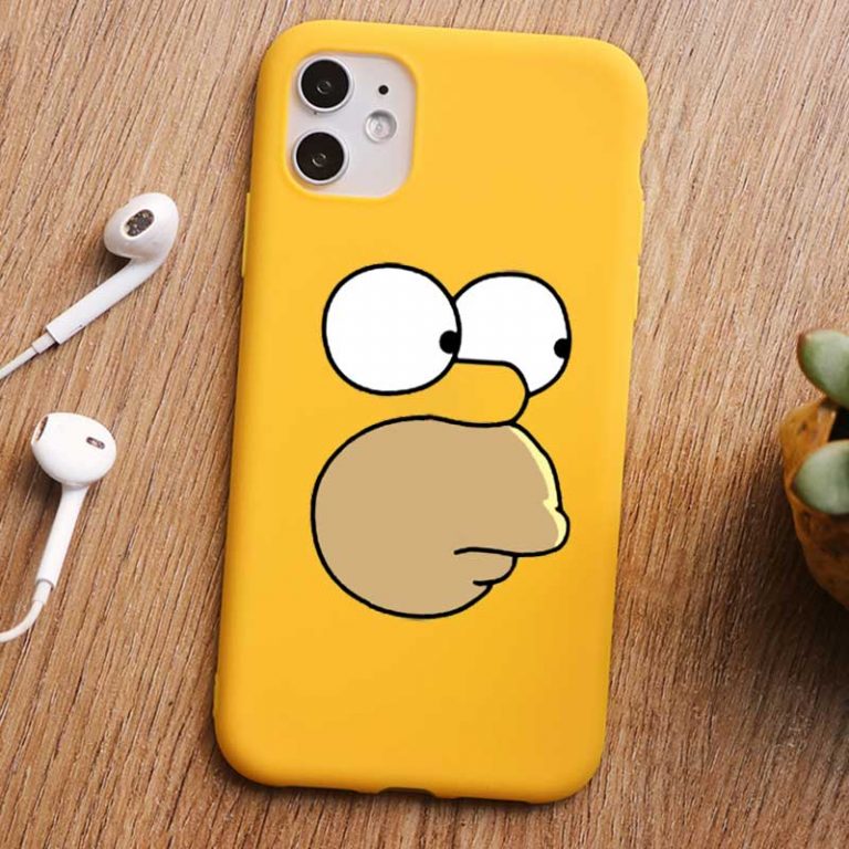 Homer J Simpson funny Bart Simpson Coque Cartoon Phone Case For iPhone 11 PRO MAX 6s 8 7 Plus SE 2020 XR X XS Max TPU Red case 2 Homer & Bart Simpson Cartoon Phone Case for iPhone – Fun & Durable TPU Case with Colorful Design for iPhone 11 Pro Max, XS Max, 8 Plus, and More
