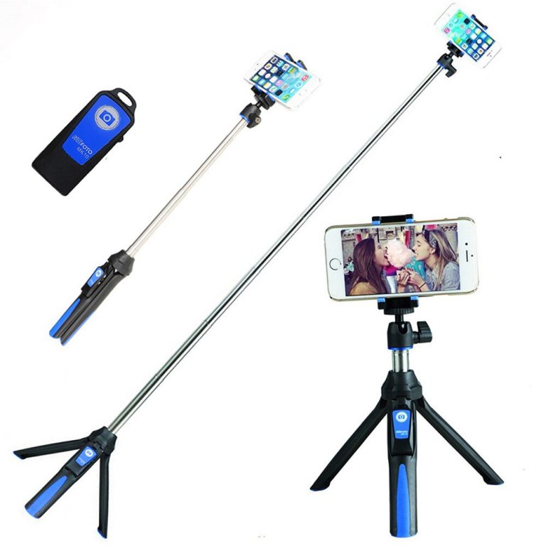 3in1 Bluetooth Tripod Benro MK10 Mefoto Smart Phone Selfie Stick Monopod Self-Portrait for iPhone XS Huawei Samsung Gopro Camera