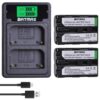 2Pcs NP-FM500H NP FM500H Camera Battery + LCD USB Dual Charger with Type C Port for Sony A200 A200K A200W A300 A350 A450 a580