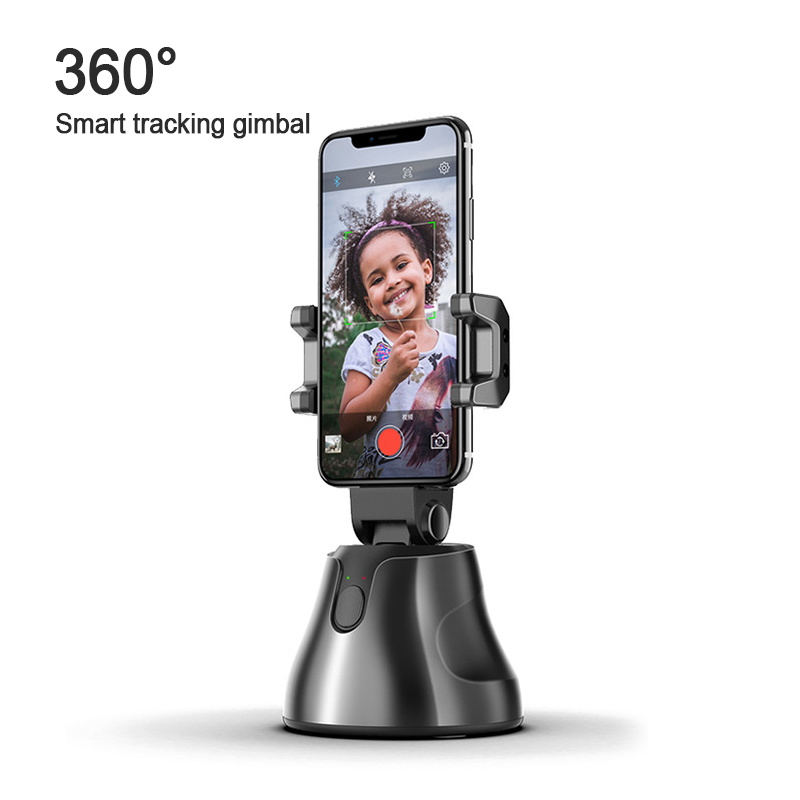 360 Rotation Auto Face Track Camera Smart Shoot Camera Portable Auto-tracking Capture Selfie Sticks Photo Vlog Live Video Record