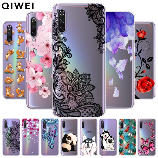 Xiaomi mi 9 Pro Case Transparent Clear Cute Cartoon