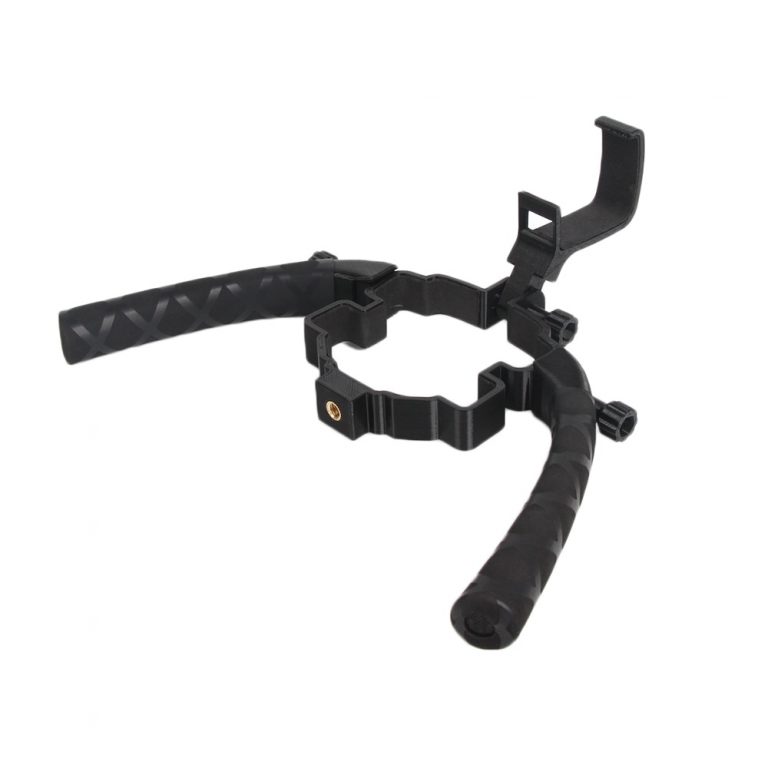 SUNNYLIFE Double-Handheld Gimbal Camera Stabilizer Bracket Holder Tripod for DJI Mavic 2 Pro Zoom Drone Remote Control Accessory 3 Gimbal Camera Stabilizer Bracket Holder Tripod for DJI Mavic 2 Pro