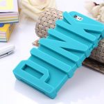 3D P Letter Soft Silicone Case for iPhone 5 5s SE