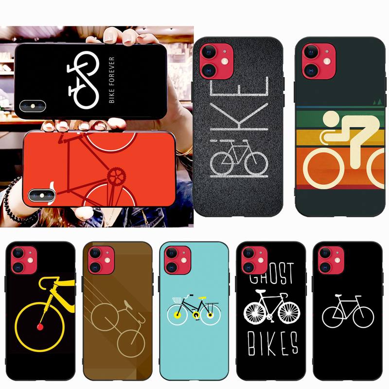 CUTEWANAN Bicycle Bike Sport DIY Luxury Phone Case for iPhone 11 pro XS MAX 8 7 6 6S Plus X 5S SE 2020 XR case