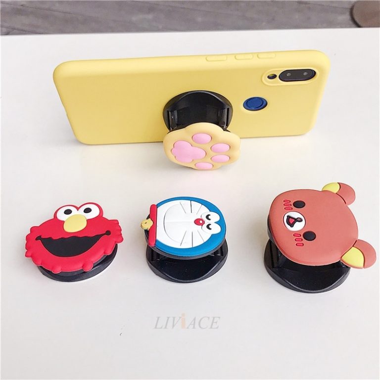 3D silicone cartoon phone holder case for one plus
