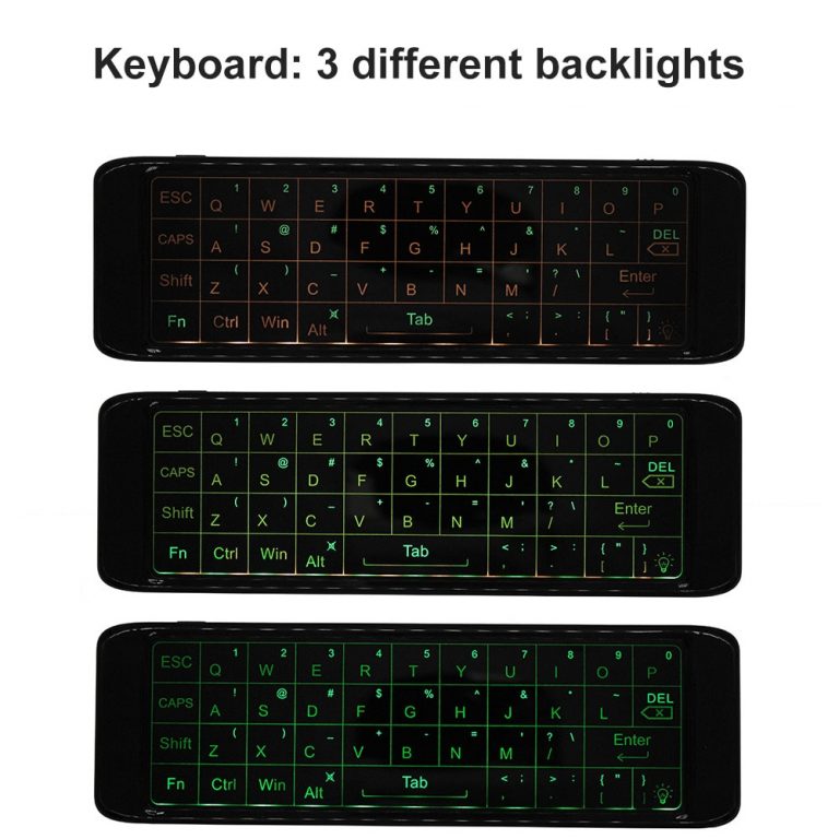 Wireless Touchpad Keyboard 7 Backlit For Android TV Box