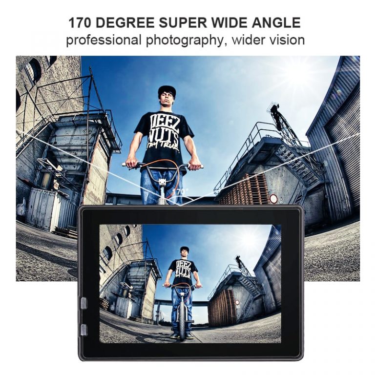 Action Camera 1080P Wifi Dual Screen Go Waterproof Pro Helmet