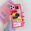 Fluorescent stamp label barcode Phone Case For iPhone 11 Pro MAX