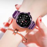 Luxury Women Smart Watch - Diamond Glass Fitness Tracker, Heart Rate & Blood Pressure Monitor for iOS & Android
