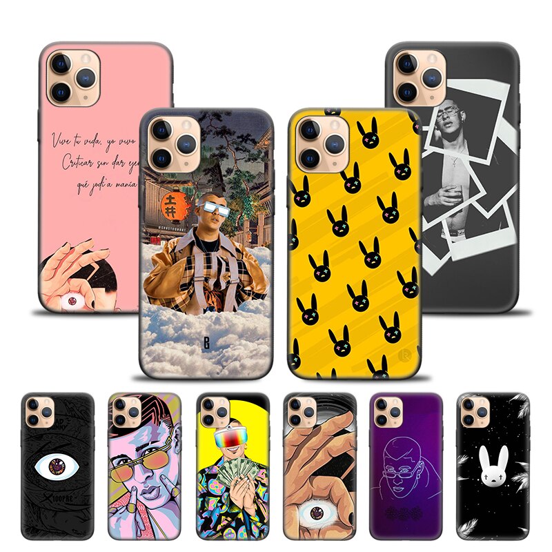 Case Cover for iPhone XR X XS MAX 6S 6 7 8 Plus 5 5S SE 11 11Pro 11ProMAX 7+ 8+ Phone Back Shell Bad Bunny X100pre