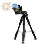 ProCapture Aluminum Alloy Camera Tripod with Q08 Rocker Arm Ball Head