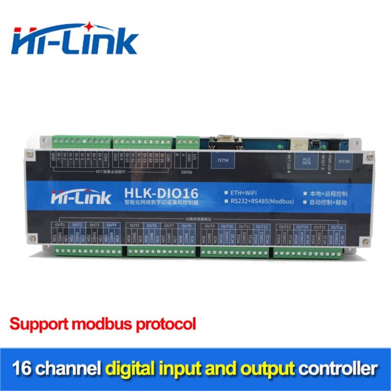 Free shippping 16 Channel Digital IO WiFi Relay Module/wireless remote control LAN WAN support Modbus smart home relay switch 16 Channel Digital IO WiFi Relay Module - Seamless Networked Control for Smart Home Automation, LAN/WAN Support, and Modbus Integration