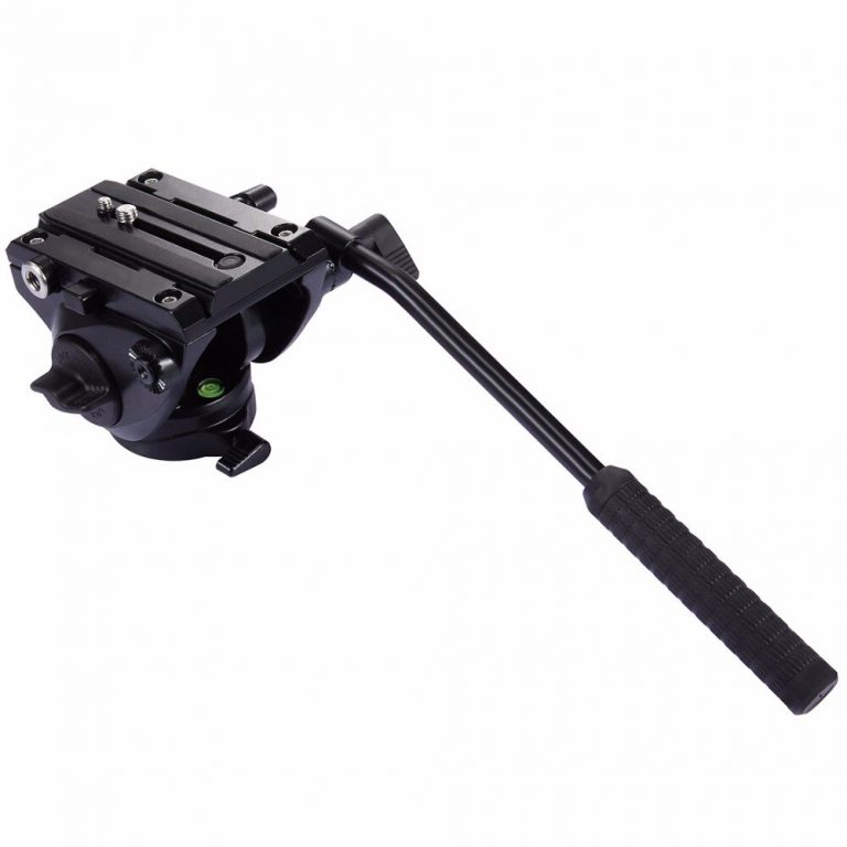 Pro-Grade Aluminum Alloy Tripod with Fluid Head - Capture the Perfect Shot