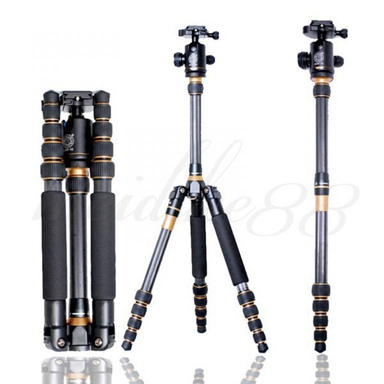 Traveling Extension Tripod Monopod + Ball Head for DSLR Camera