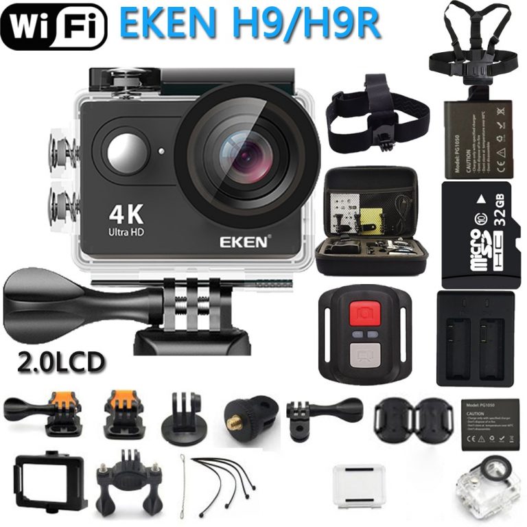 Original EKEN Action Camera eken H9R / H9 Ultra HD 4K WiFi