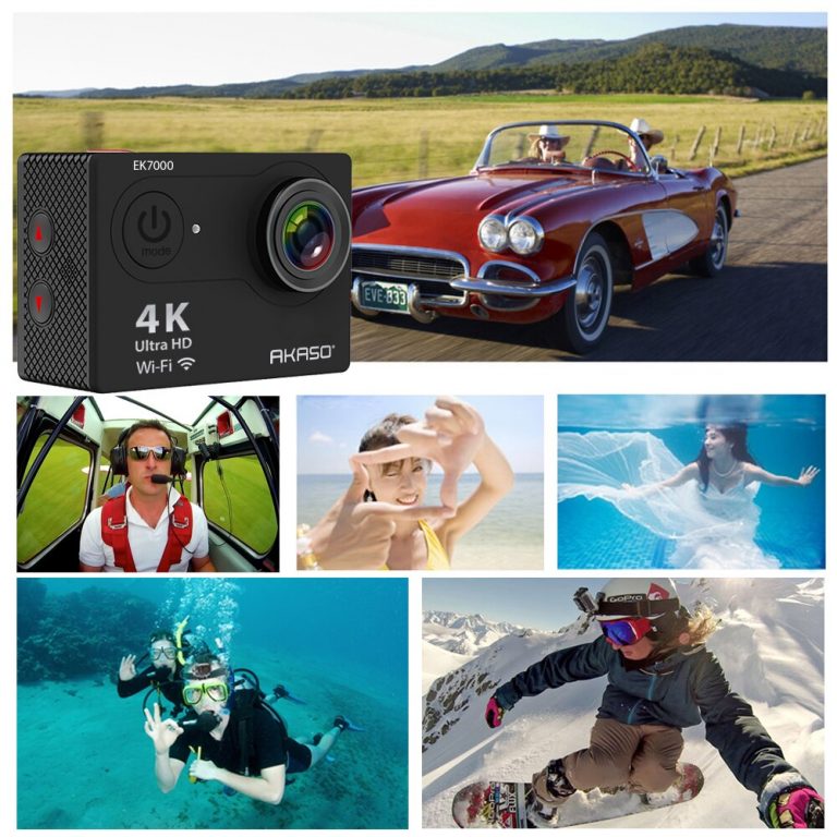 Capture Life's Thrilling Moments with AKASO EK7000 4K WIFI Action Camera