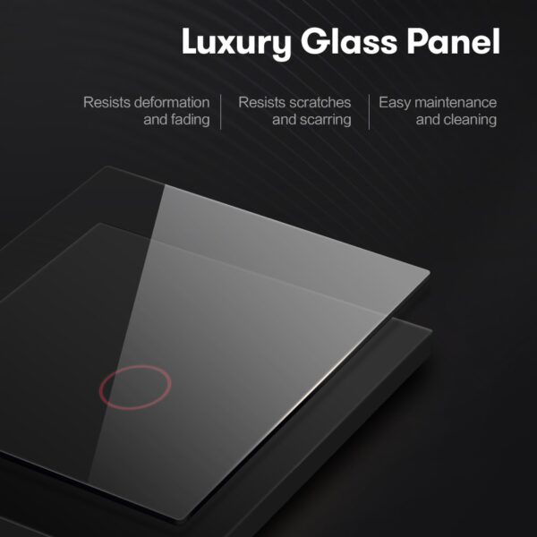 Where Convenience Meets Safety: AVATTO EU WiFi Light Switch with Glass Panel