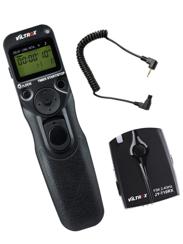 Viltrox JY-710-C3 Wireless Camera LCD Timer Remote Control Shutter Release for Canon 30D 40D 50D 7D 7DII 6DII 5D Mark IV 5DIII