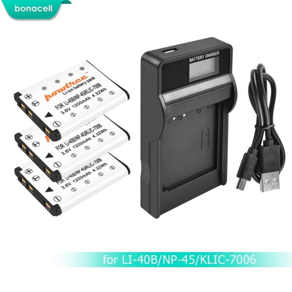 Battery+LCD Charger for Fujifilm FinePix