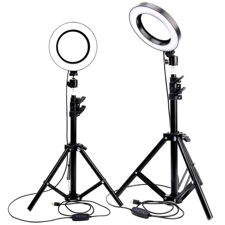 Illuminate Your Beauty: 10-inch LED Selfie Ring Light with Tripod Stand