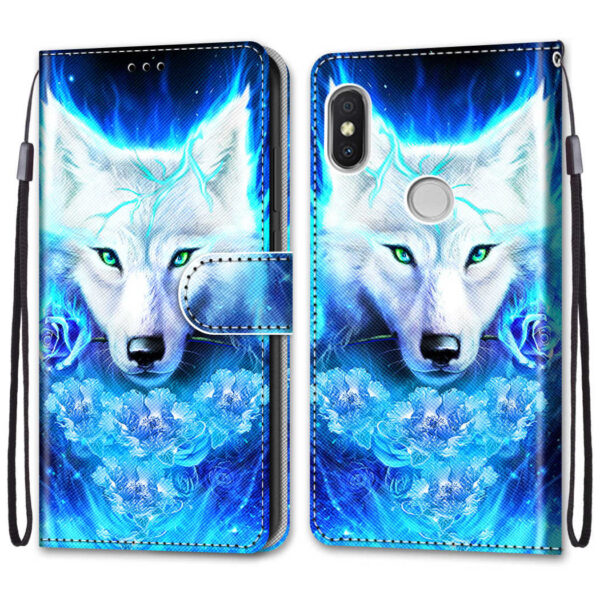 Xiaomi Redmi S2 Y2 3 S Flip Case Wallet Leather Cute Cat Flower