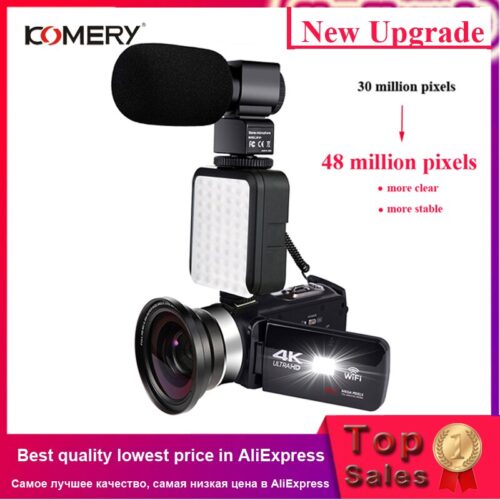 Brand Name: KOMERYHigh Definition Support: 4KUsage: Home UseStorage Type: SD CardSensor Size (inches): 1/3 inchesImage Stabilization: Electronic Image StabilizationType: PORTABLEMovies File Formats: AVIAdditional Function: Support WIFIModel Number: UHD-4KTouch Screen: YESSensor Type: CMOSNightShot Function: YesMedia Type: HDD / Flash MemoryPixels: 48millionWeight: 201g-300gDisplay Size: 2" - 3"Optical Zoom: Fixed Focus