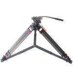 miliboo Portable tripod MTT609A/B Aluminum/Carbon fiber professional video camcorder Tripod VS manfrotto tripod Heavy duty 15KG