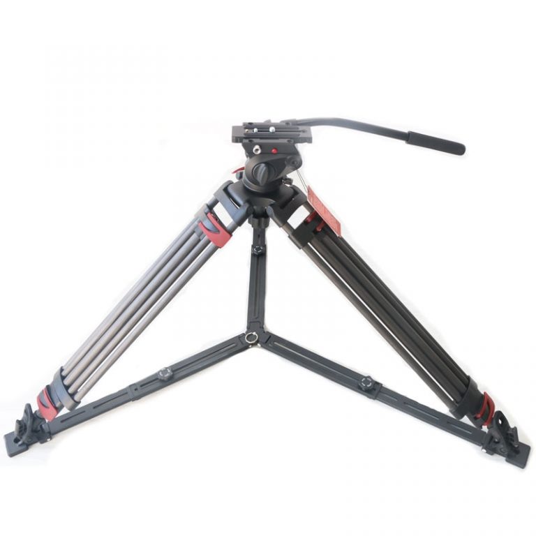 miliboo Portable tripod MTT609A/B Aluminum/Carbon fiber professional video camcorder Tripod VS manfrotto tripod Heavy duty 15KG