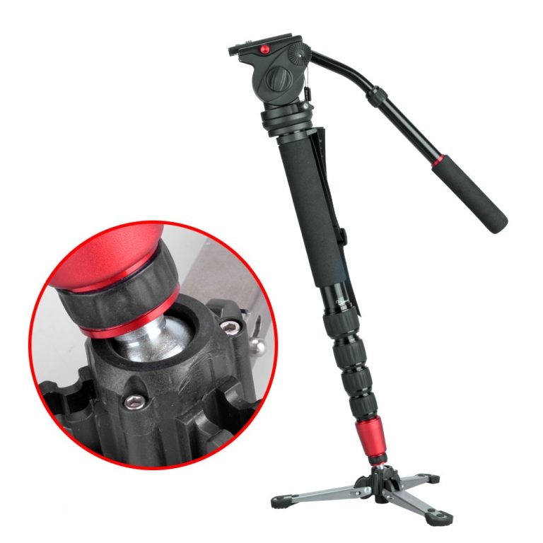 Aluminum Alloy Monopod For Video Camera Tripod