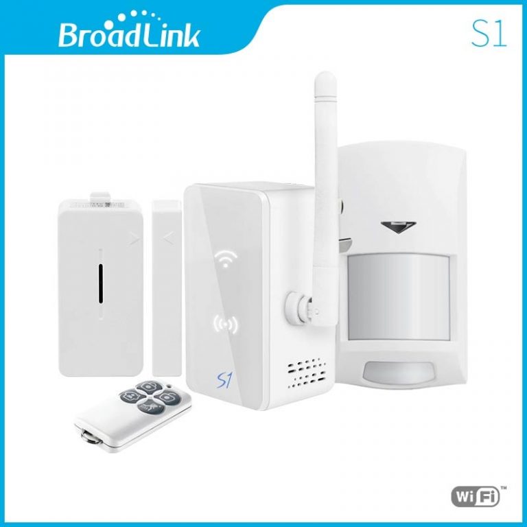 Broadlink S1C S1 SmartONE PIR Motion Door Sensor,Smart Home Automation Alarm & Security Kit Wifi Remote Control Via IOS Android 2 Secure Your Home with Broadlink S1C SmartONE Security Kit – Motion Sensors, Door Alerts, and Remote Control for Ultimate Home Protection