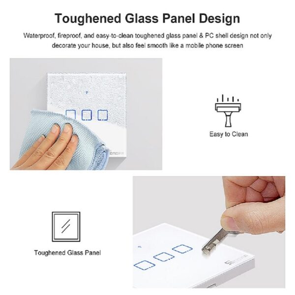 Switch Panel Touch/Voice/APP Control Eweilink Smart Home Automation Alexa