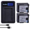 Rechargeable Batterie + LCD USB charger for Canon BP 827 809
