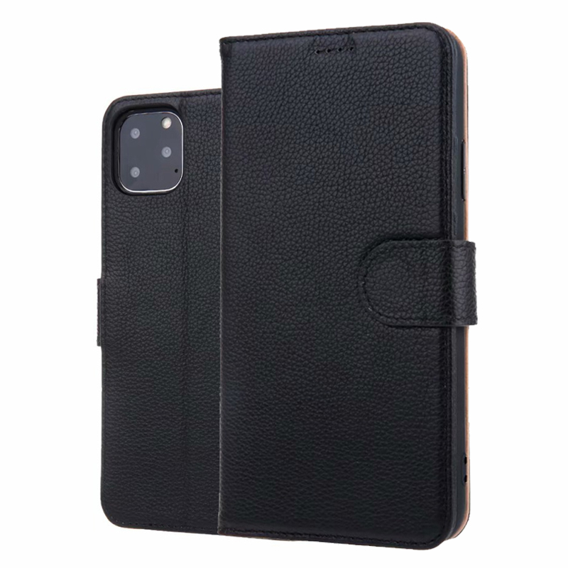 Real Genuine Leather Phone Bag Case For iPhone 11/ 11Pro/ 11Pro Max Ckhb-135a Cell Phone Card Holder Flip Cover Cases