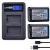 3PCS DMW-BLF19 DMW-BLF19E DMW-BLF19PP BLF19E Battery+ LCD Dual Charger for Panasonic Lumix GH3 GH4 GH5 DMC-GH3 DMC-GH4 DMC-GH5