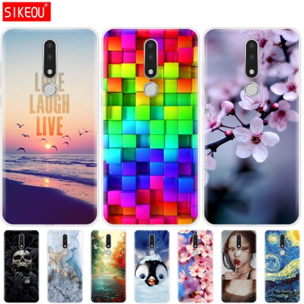 Nokia 3.1 Plus Case Cover Cute Cartoon Silicone