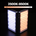 ASHANKS RGB LED Video Light R18 Dimmer Panel Fill Light Photography Mini Studio Lamp for Tiktok Youtube Camera Tripod Stand