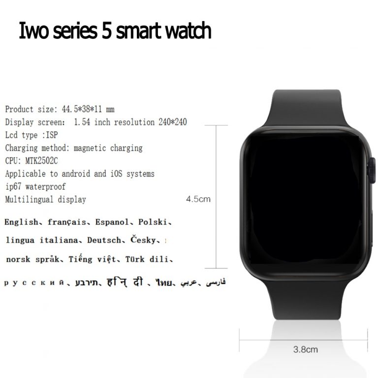 IWO12 Plus Smart Watch For Android IOS Phone 44mm Series