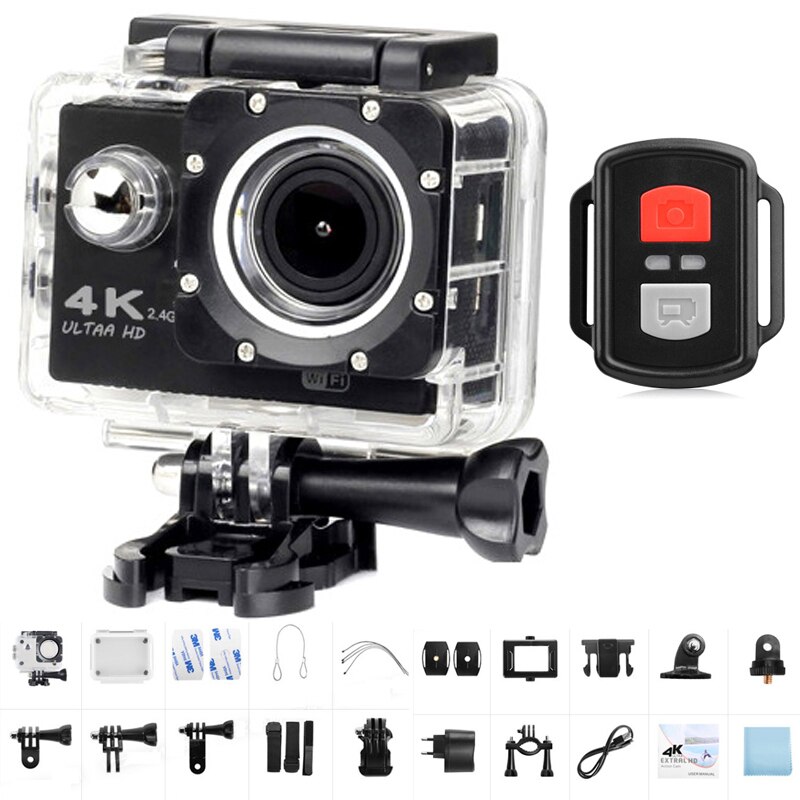 New H16R Action Camera 4K WiFi Ultra HD 2.0" 170D Underwater go Waterproof pro Helmet Video Recording Cameras Sport Mini Cam