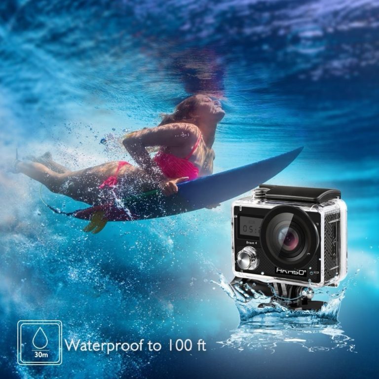 AKASO Brave 4 WIFI Ultra HD 4K Outdoor Action Camera HD Waterproof Camcorder Diving Underwater Bike Helmet Video Cam 4 Capture Adventures in Stunning Detail with the WIFI Ultra HD 4K Outdoor Action Camera