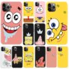 Cute Cartoon SpongeBobs Soft Silicone Cover Case For iPhone 11 11pro SE 2020 2 XR XS Max X 6 6S 7 7plus 8 Plus 5 5S Coque Fundas