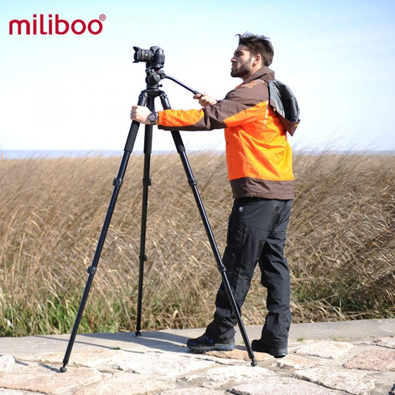 Professional Video tripod Aluminum Camcorder Heavy Duty