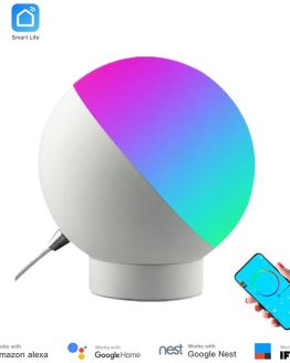 Colorful Dimmable Desk Night Light Voice Control Via Alexa Google Home