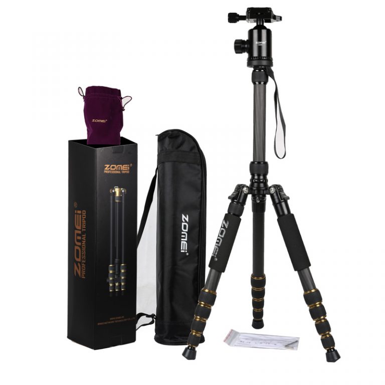 ZOMEI Z699C Professional Portable Travel Carbon fiber camera Tripod Monopod+Ball head for Digital SLR DSLR Camera 1 ProCapture Carbon Fiber Camera Tripod